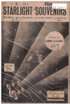 STARLIGHT SOUVENIRS (Shapiro/Connelly/Ilda arr Larry Wagner) 1942 used dance band orchestration for sale
