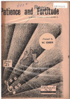 PATIENCE AND FORTITUDE (Warren/Moore Jr arr Vic Schoen) 1946 used dance band orchestration for sale