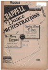 The Merry Carrousel/Chewing a Piece of Straw 1951 used dance band orchestration for sale
