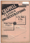 Snap Your Fingers from film 'Abilene Town'/In The Middle of May 1945 used dance band orchestration for sale