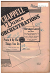 Prove It By The Things You Do/Strange Love, from film 'The Strange Love of Martha Ivers' 1946 used dance band orchestration for sale