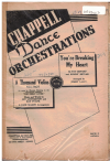 A Thousand Violins, as sung by Rhonda Fleming in film 'The Great Lover'/You're Breaking My Heart 1950 used dance band orchestration for sale