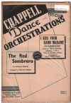 The Red Sombrero/I Kiss Your Hand Madame from film 'The Emperor Waltz' 1929 used dance band orchestration for sale