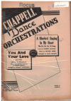 You And Your Love/A Bluebird Singing In My Heart (The La, La, La, La Song) 1957 used dance band orchestration for sale