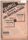 A TUNE FOR HUMMING/CIVILIZATION (BONGO, BONGO, BONGO) 1947 used dance band orchestration for sale