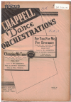 Changing My Tune/For You, For Me, For Evermore from film 'The Shocking Miss Pilgrim' 1946 used dance band orchestration for sale