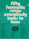 Fifty Favourite Songs Everybody Loves to Hear Popular All-Organ Series Two [SERIES 2] Book 10 (50 Favourite Songs Everybody Loves to Hear Popular All-Organ Series Series Two [SERIES 2] 
Book 10 AM1372 (1973) arranged by Kenneth Baker and David Kay used organ music book for sale in Australian second hand music shop