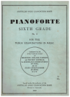 AMEB Pianoforte Examinations No.6 Sixth Grade 1965