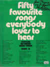 Fifty Favourite Songs Everybody Loves To Hear Popular All-Organ Series Three [SERIES 3] Book 12 (50 Favourite Songs Everybody Loves To Hear 
Popular All-Organ Series Three [SERIES 3] Book 12) arranged by Kenneth Baker & Bill Woodward (1977) ISBN 0860014312 AM1968 used organ music book for sale in Australian second hand music shop