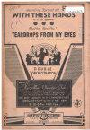 With These Hands/Teardrops From My Eyes 1950 used dance band orchestration for sale