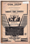 GUM DROP/TWENTY TINY FINGERS 1955 used dance band orchestration for sale
