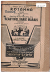 Rosanna/My Beautiful Sarie Marais 1945 used dance band orchestration for sale