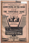 Something In The Wind/The Turntable Song ('Round, An' 'Round, 'An 'Round) 1947 used dance band orchestration for sale