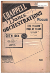 The Yellow Rose Of Texas/Got'n Idea (You Don't Love Me Any More) 1955 used dance band orchestration for sale