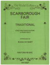 Scarborough Fair for Voice and Piano (Guitar) or Piano Solo arr Robin De Smet (1972) used sheet music for sale