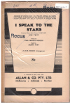 I SPEAK TO THE STARS FROM FILM 'LUCKY ME' 1954 used dance band orchestration for sale