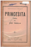 PRINCESITA tango (Jose Padilla) 1926 used dance band orchestration for sale