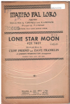 MAMBO P'AL LORO mambo (Brunelli/Lipesker arr Santos Lipesker)/LONE STAR MOON fox trot (Friend/Franklin arr Johnny Warrington) 1951 used dance band orchestration for sale