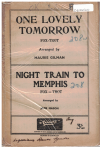 ONE LOVELY TOMORROW/NIGHT TRAIN TO MEMPHIS 1944 used dance band orchestration for sale