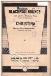 BLACKPOOL BOUNCE/CHRISTINA 1952 used dance band orchestration for sale