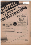 ICE COLD KATY and THE DREAMER FROM FILM 'THANK YOUR LUCKY STARS' 1943 used dance band orchestration for sale