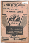 A TREE IN THE MEADOW/IF WINTER COMES, FROM FILM 'IF WINTER COMES' 1957 used dance band orchestration for sale