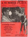 A Summer Place Theme vocal version (1960) used sheet music for sale