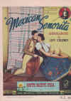 My Mexican Senorita by Jeff Coldrey 1947 used original Australian piano sheet music score for sale in Australian second hand music shop