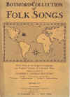 Botsford Collection Of Folk Songs Volume 2 Northern Europe songbook with piano accompaniment compiled and edited by Florence Hudson Botsford 
used book for sale in Australian second hand music shop