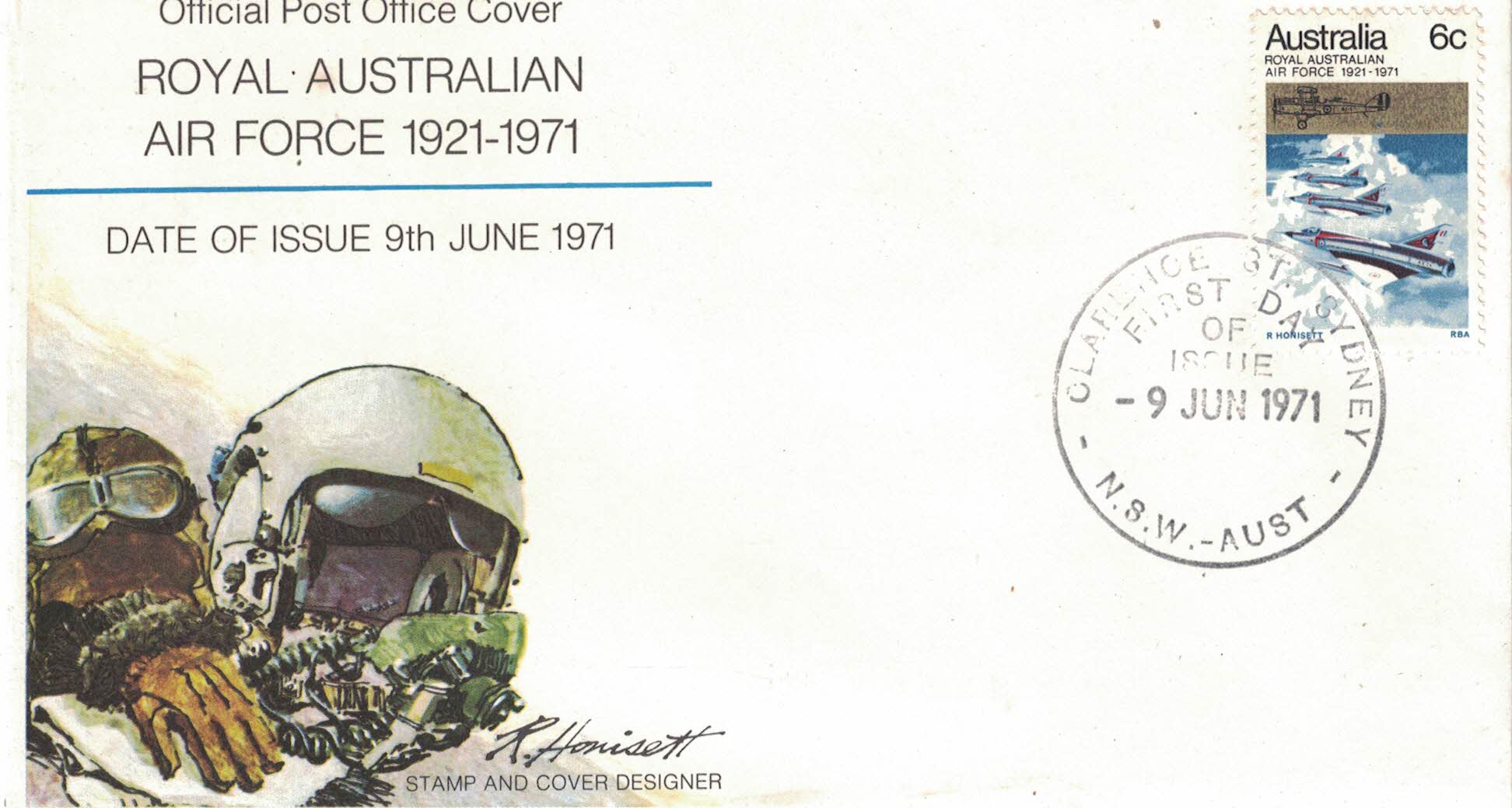Royal Australian Air Force 1921-1971 9th June 1971 First Day Cover