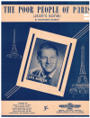 The Poor People Of Paris (Jean's Song) 1954 used sheet music