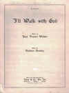 I'll Walk With God from 'The Student Prince' (1954) used sheet music
