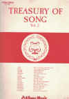 Treasury of Song Volume 2 songbook