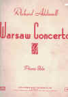 Warsaw Concerto Addinsell sheet music