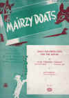 Mairzy Doats (1944) by Drake Hoffman Livingston for electric guitar steel guitar plectrum guitar Oahu Publishing Co No.662 
used guitar sheet music score for sale in Australian second hand music shop