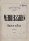 Mendelssohn Capriccio brillante Op.22 Two Piano Score (Pauer) Augener's Edition No.8235c Mendelssohn Works For Piano And Orchestra 
used original piano duet sheet music score for sale in Australian second hand music shop