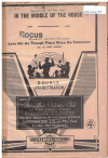 IN THE MIDDLE OF THE HOUSE/LOVE ME AS THOUGH THERE WERE NO TOMORROW 1956 used dance band orchestration for sale