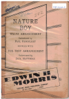 NATURE BOY waltz (Eden Ahbez arr Paul Fenoulhet)/NATURE BOY foxtrot (Eden Ahbez arr Jack Matthias) 1948 used dance band orchestration for sale
