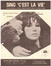 Sing 'C'est La Vie' (1965) Sonny and Cher used sheet music
