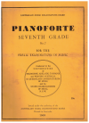AMEB Pianoforte Examinations No.7 7th Grade 1969 used book for sale
