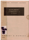 Schubert Symphony No. 5 in B flat Major by Franz Schubert for Orchestra used Miniature Study Score