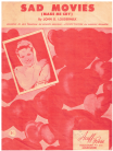 Sad Movies (Make Me Cry) (1961) used sheet music