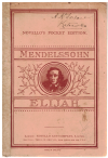 Mendelssohn Elijah Vocal Score Op.70 Oratorio