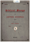 Dvorak Op.99 Biblical Songs for High Voice