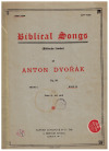 Dvorak Op.99 Biblical Songs for High Voice