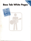 Bass Tab White Pages bass guitar songbook