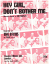 Hey Girl, Don't Bother Me (1964 The Tams) sheet music