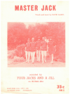 Master Jack (1968 Four Jacks and a Jill) sheet music