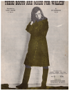 These Boots Are Made For Walkin' (1965 Nancy Sinatra) used sheet music