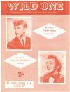 Wild One (1960 Bobby Rydell, Wee Willie Harris) used sheet music